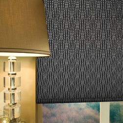 Waverly Roller Shades Strands Tuxedo - Roller Shades