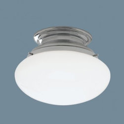 Norwell Lighting Clayton Flush Mount With Shiny Opal Glass 5370 - Flush-mount Ceiling Lighting
