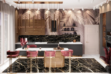 Home design - contemporary home design idea in Phoenix