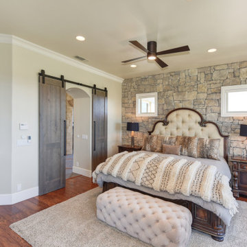 Stunning Master Bedroom with Accent Wall