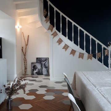 Rénovation et surélévation d'une maison des années 20