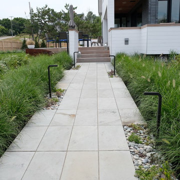 Modern Oceanfront Landscape - Cohasset