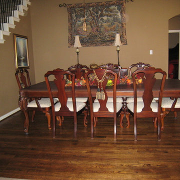 Various custom hand scraped floors