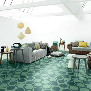 BISAZZA CEMENTILES - ON/OFF TEAL