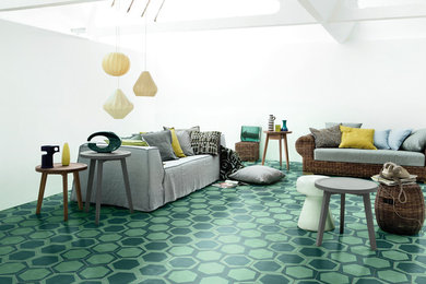 BISAZZA CEMENTILES - ON/OFF TEAL