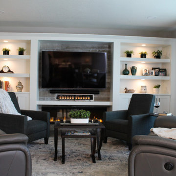 Stunning Kitchen Transformation Done in Ebony, White and Shale Colors