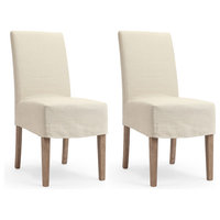Glendale Dining Chairs With Slipcover, Set of 2