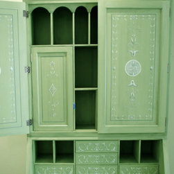 Hand painted secretary - Furniture