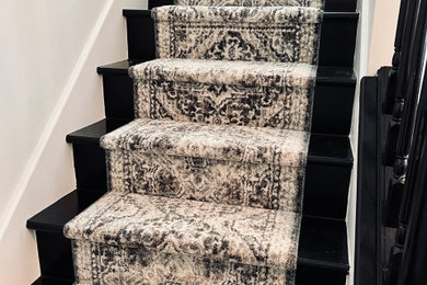 Staircase - french country staircase idea in Other