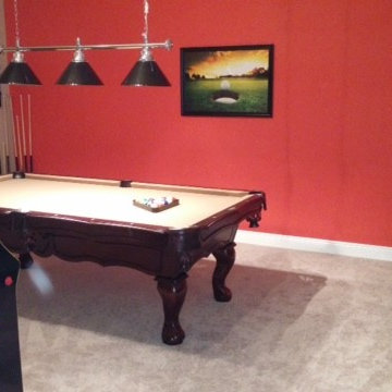 Reunion Home Theater and Game Areas