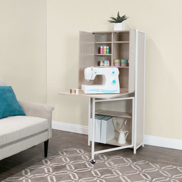 Sew Ready Craft / Multi Room Armoire in White / Birch # 13375