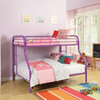 ACM-02053PU, ACME Tritan Twin/Full Bunk Bed, Purple