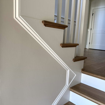 Project #141 | Timeless Switchback Staircase with Traditional Box Newels