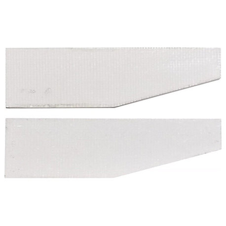 Horizontal 4"x14"x1" Corner Shelves, Set of 2