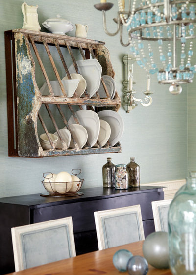 Shabby-chic Style Dining Room by Jules Duffy Designs