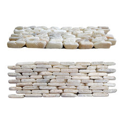 Transparent Flat Standing Pebble Tile - Products