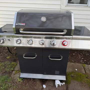 Gas grill assembly