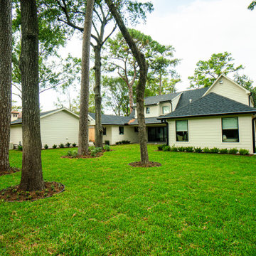 Memorial Modern House - Landscape Design, Installation, and maintenance.
