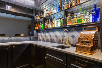 Home design - transitional home design idea in Denver