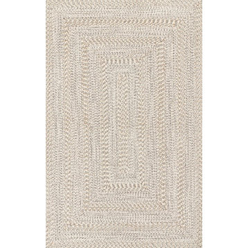 Nuloom Polypropylene 5' X 8' Rectangle Area Rugs With Ivory 200HJTB01A-508