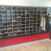 Some storage in garage