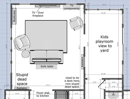 Need help with living room flow...