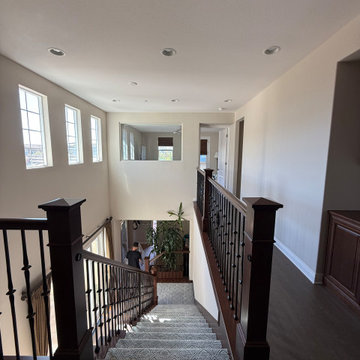 Enclosed Study Room Conversion with Custom Door and Glass Panel in Irvine