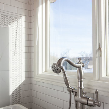 Master Bathroom Remodel from Traditional to Classic Transitional