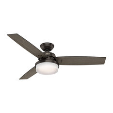 Hunter Fan Company Sentinel Premier Bronze Ceiling Fan With Light/Remote, 52"