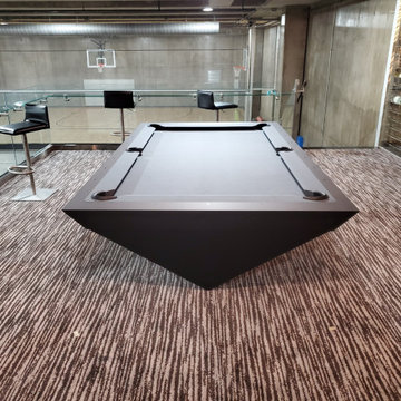 Luxury Stealth Billiards Table for Dallas Estate