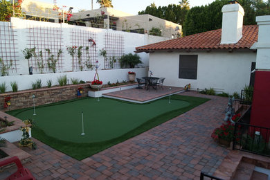 Traditional exterior home idea in Phoenix