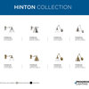 Hinton Collection Vintage Brass Swing Arm Wall Light
