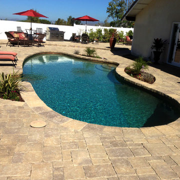 PAVERS - BACKYARD & DRIVEWAY