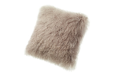 Sheepskin Pillows Tibetan Mongolian Lambskin Curly Fur Cushions