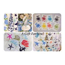 Coastal Hand Block Printed Linens - Products