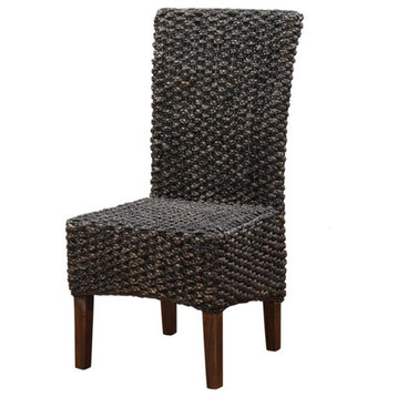 Catania Modern / Contemporary Dining Chair in Brick Brown (Set of 2)