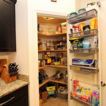 Custom Built-In Pantry Shelving System with Cleats