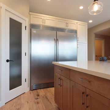 Traditional Kitchen with Urban Effects Cabinetry