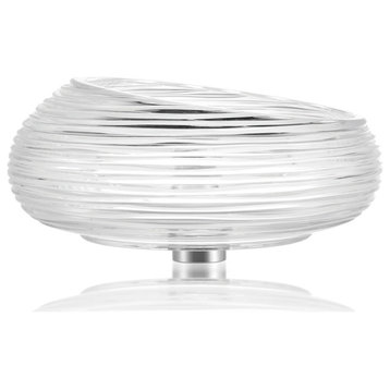 WS Bath Collections La Scala 774 Glamorous 16-1/8" Circular Glass - Clear