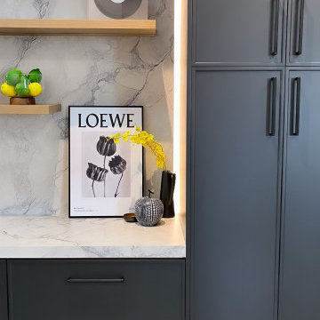 Slim Shaker Frameless RTA Cabinets