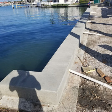 600 feet of seawall