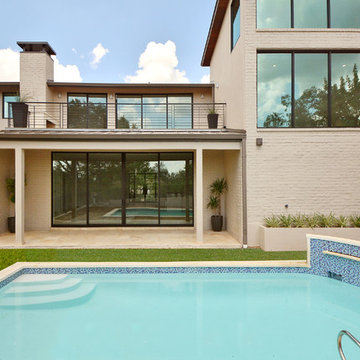 Modern Residence-Reclaimed Ivory White Oak Wood