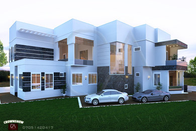 Inspiration for a modern home design remodel in Other