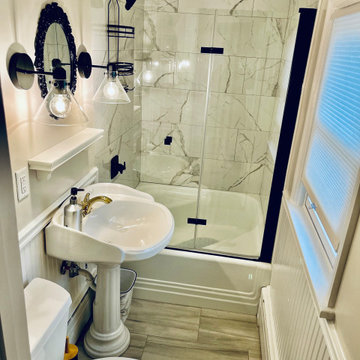 New Sconces are the Perfect Addition to this Bathroom Renovation, Newark