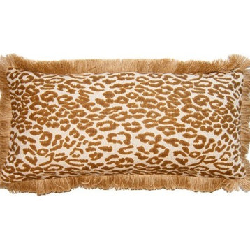 Exotic, Brown Cheetah Pillow