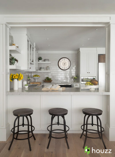 Transitional Kitchen by Breeze Giannasio Interiors