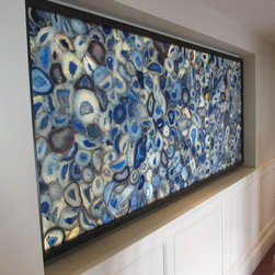 Back-lit Agate Stone - Mixed Media Art