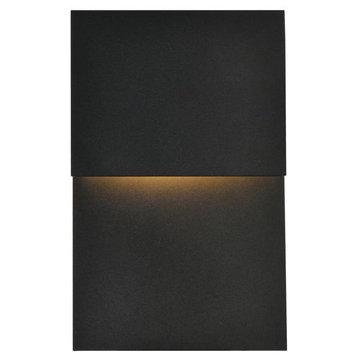 Living District LDOD4029BK Raine Integrated LED wall sconce in black