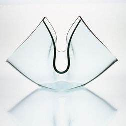 FontanaArte - FontanaArte Cartoccio Vase in Clear Glass - Vases
