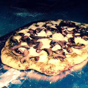 The Ferriola Family Wood Fired Brick Pizza Oven and Fireplace Combo in New York